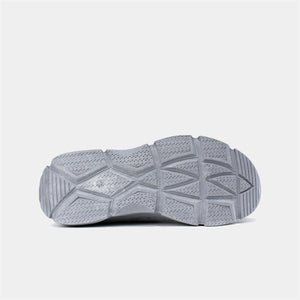 Breathable Knitted Trainer in Grey