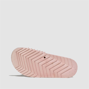 Studded Dual Platform Slider in Pink